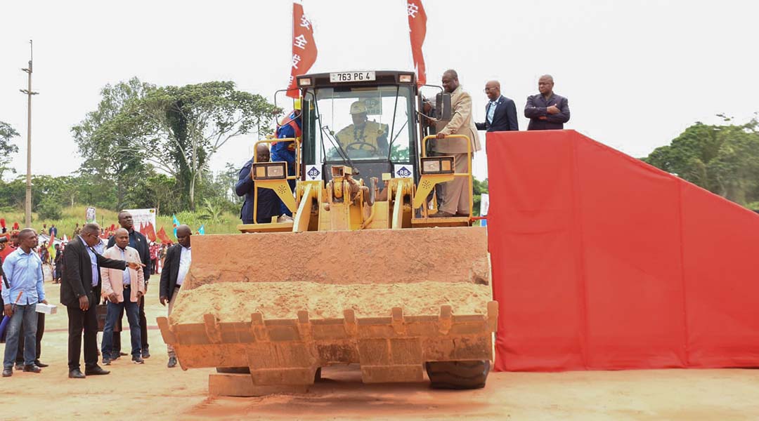 COUP D’ENVOI DES TRAVAUX DE CONSTRUCTION DE LA ROUTE “OUESSO-POKOLA”