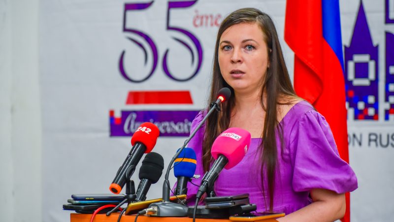 MARIA FAKHRUTDINOVA SUR LES 55 ANS DE LA MAISON RUSSE AU CONGO