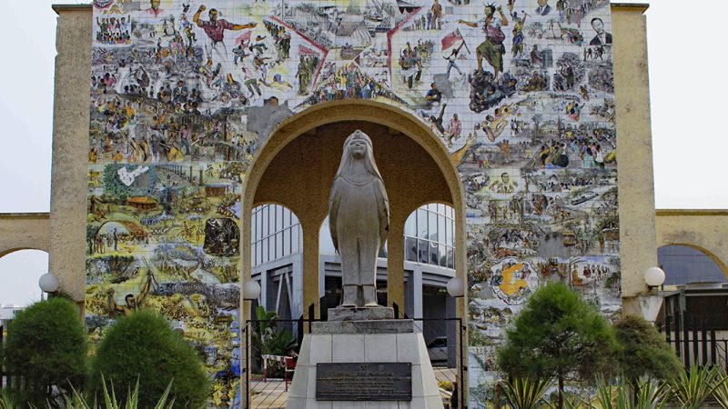 FRESQUE DE L’AFRIQUE EN PLEIN COEUR DE BRAZZAVILLE