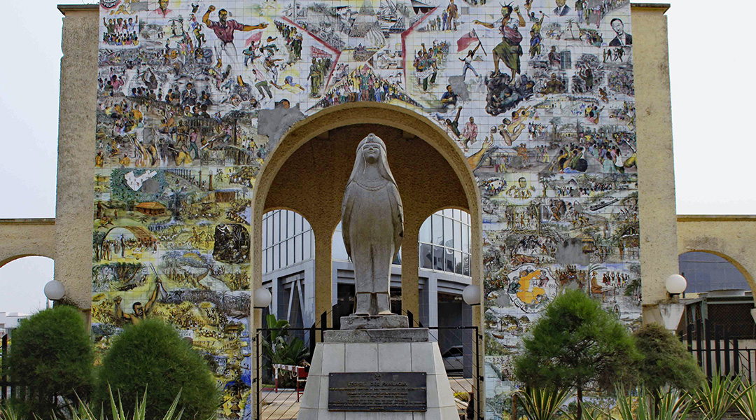 FRESQUE DE L’AFRIQUE EN PLEIN COEUR DE BRAZZAVILLE