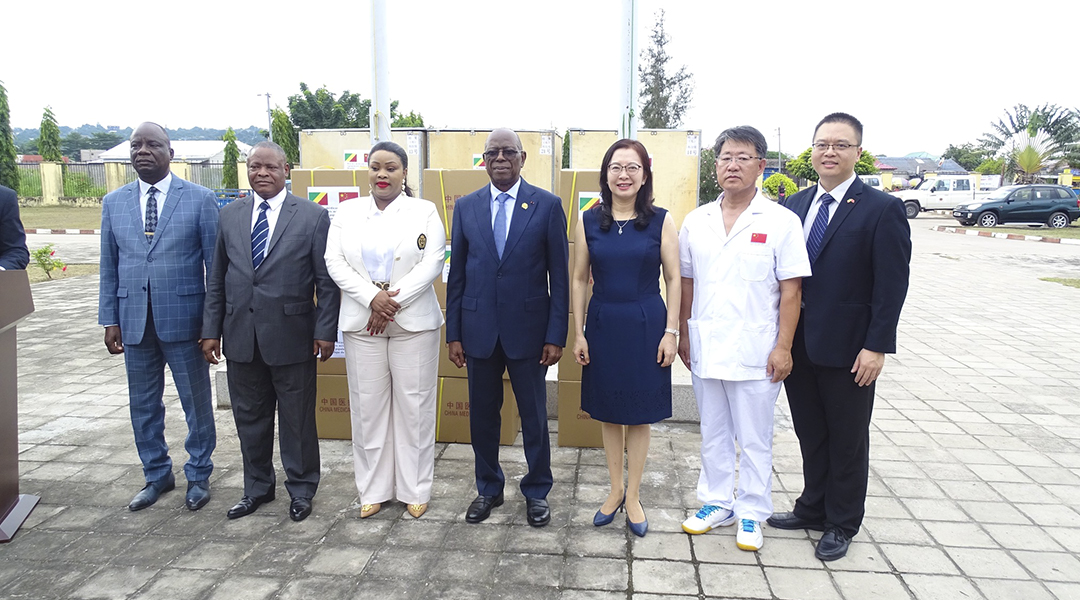 LE CONGO DOTÉ DES  ÉQUIPEMENTS MÉDICAUX PAR LA  RÉPUBLIQUE POPULAIRE DE CHINE