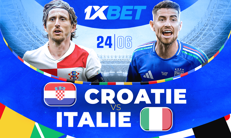 ITALIE VS CROATIE : PARIEZ CHEZ 1XBET SUR LE COMBAT POUR LES ÉLIMINATOIRES