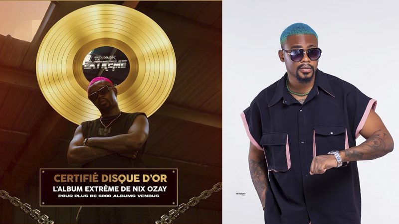 NIX OZAY 1er ARTISTE CONGOLAIS CERTIFIÉ DISQUE D’OR MADE IN CONGO