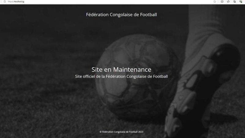 FECOFOOT: PAGE FACEBOOK INDISPONIBLE ET PORTAIL WEB EN MODE MAINTENANCE