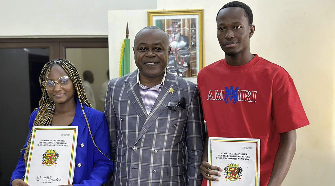 DEUX JEUNES ÉTUDIANTS CONGOLAIS BÉNÉFICIAIRES DE LA BOURSE D’ALGÉRIE POUR LA FILIÈRE TIC