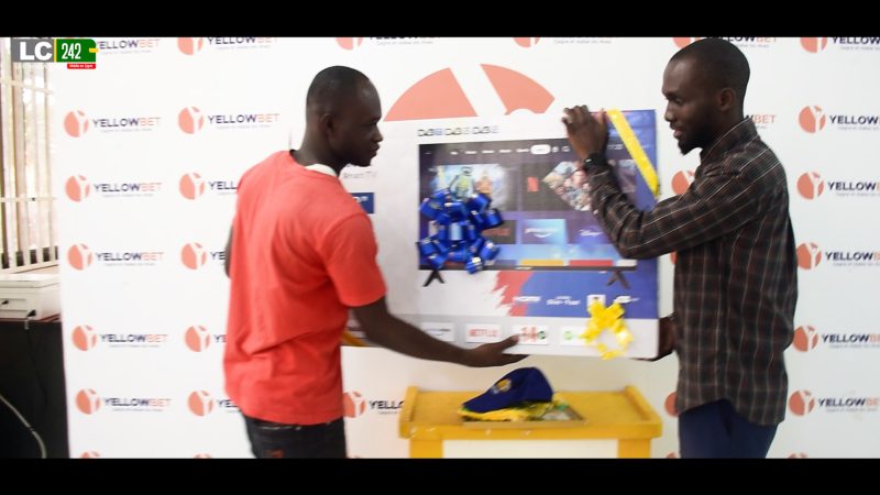 “BET CHAMPION – YELLOWBET” : GRAVE KIESSE GAGNE UNE SMART TV