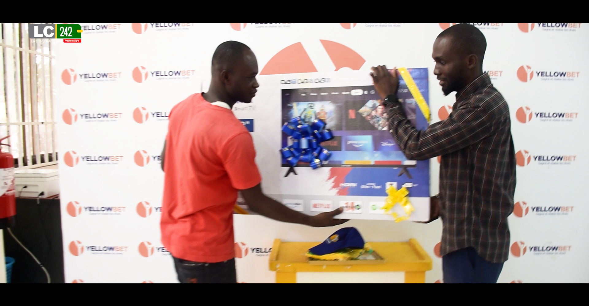 “BET CHAMPION – YELLOWBET” : GRAVE KIESSE GAGNE UNE SMART TV